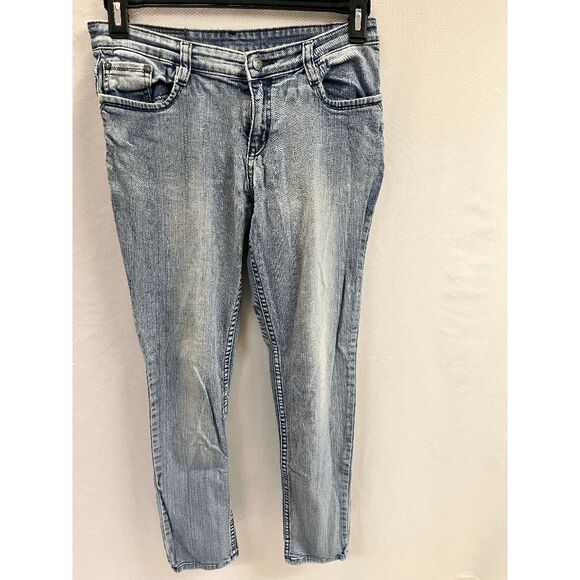 Guess Jeans Enjoy! Los Angeles Womens Flame Resistant Jeans Light Wash - Picture 1 of 8